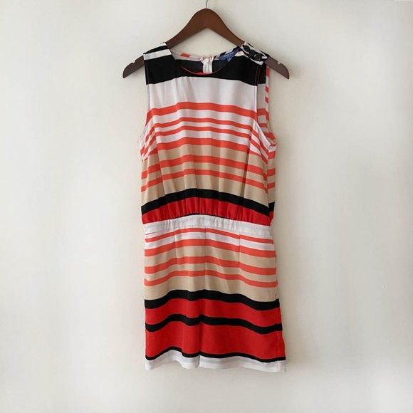 🎉HP🎉 PETER SOM SLEEVELESS STRIPED ROMPER SZ 4 - Picture 3 of 9
